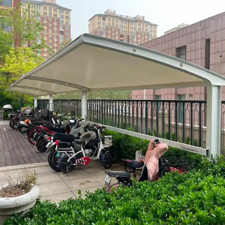 荔浦市膜结构电动车棚